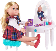 Load image into Gallery viewer, myLife Brand Products My Life As 13 Piece Vanity Table Play Set, for 18" Dolls