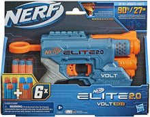 Load image into Gallery viewer, NERF Elite 2.0 Volt SD-1 Blaster -- 6 Official Darts, Light Beam Targeting, 2-Dart Storage, 2 Tactical Rails to Customize for Battle