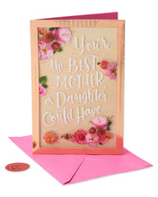 Load image into Gallery viewer, American Greetings Pink Floral Mother&#39;s Day Greeting Card from Daughter with Foil
