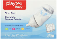 Load image into Gallery viewer, Playtex VentAire Wide Bottle - Girl - 6 oz - 3 ct