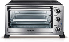 Load image into Gallery viewer, Toshiba MC25CEY-CHSS 6-Slice Convection Toaster Oven, Stainless Steel