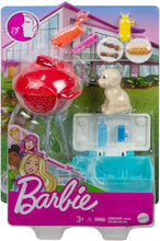 Load image into Gallery viewer, Barbie Mini Playset with Themed Accessories and Pet, BBQ Theme with Scented Grill, Gift for 3 to 7 Year Olds (GRG76)