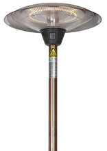 Load image into Gallery viewer, Fire Sense Frisco Brushed Copper Colored Halogen Patio Heater