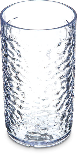 Carlisle 550807 Pebble Optic Tumbler, 8 oz, Clear, Plastic (Case of 24)