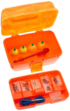 Load image into Gallery viewer, South Bend Worm Gear Tackle Box, 88 piece, Orange