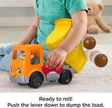 Load image into Gallery viewer, Fisher-Price Little People Work Together Dump Truck, Musical Toddler Toy