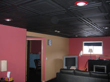 Load image into Gallery viewer, Ceilume 10 pc Stratford Ultra-Thin Feather-Light 2x2 Lay in Ceiling Tiles - for Use in 1&quot; T-Bar Ceiling Grid - Drop Ceiling Tiles