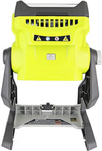 Load image into Gallery viewer, Ryobi P721 One+ 1,800 Lumen 18V Hybrid AC and Lithium Ion Powered Flat Standing LED Work Light with Onboard Mounting Options (Battery and Extension Cord Not Included, Light Only)