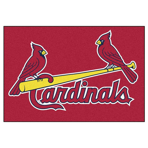 FANMATS MLB St Louis Cardinals Nylon Face Starter Rug