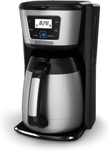 Load image into Gallery viewer, BLACK+DECKER 12-Cup Thermal Coffeemaker, Black/Silver, CM2035B