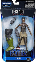 Load image into Gallery viewer, Marvel Legends Series Black Panther Shuri 6" Collectible Action Figure Toy for Ages 6 &amp; Up with Accessories &amp; Build-A-Figurepiece
