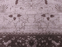 Load image into Gallery viewer, Unique Loom La Jolla Collection Tone-on-Tone Traditional Purple Area Rug (7' 0 x 10' 0)