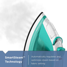Load image into Gallery viewer, BLACK+DECKER Light &#39;N Easy Compact Steam Iron, Turquoise, IR1010