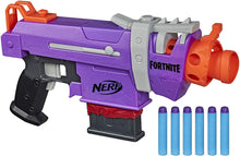 Load image into Gallery viewer, NERF Fortnite SMG-E Blaster -- Motorized Dart Blasting -- 6-Dart Clip, 6 Official Elite Darts -- for Youth, Teens, Adults