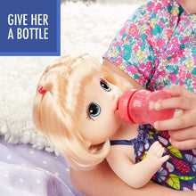 Load image into Gallery viewer, Baby Alive Sweet Spoonfuls Blonde Baby Doll Girl
