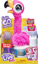 Load image into Gallery viewer, Little Live Pets Gotta Go Flamingo | Interactive Plush Toy That Eats, Sings, Wiggles, Poops and Talks (Batteries Included) | Reusable Food. Ages 4+
