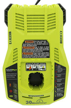 Load image into Gallery viewer, Ryobi P128 Upgrade Kit: Intelliport 18V Lithium Ion Battery Charger (P117) and Single 18V Lithium Ion Battery (P102) Compatible With One+ System