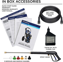 Load image into Gallery viewer, Westinghouse Electric Pressure Washer 2030 PSI MAX 1.76 GPM with Anti-Tipping Technology, Soap Tank and 4-Nozzle Set