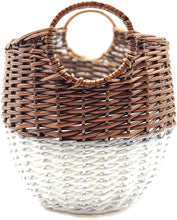 Load image into Gallery viewer, Handcrafted 4 Home GLNY1006 Tall Curved Modern Wicker Basket