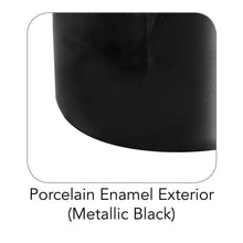 Load image into Gallery viewer, Tramontina 80110/027DS Gourmet Ceramica Deluxe Covered Stock Pot, PFOA- PTFE- Lead and Cadmium-Free Ceramic Interior, 6-Quart, Metallic Black, Made in Italy