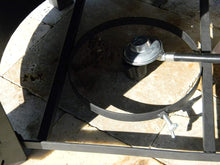 Load image into Gallery viewer, Hiland AFP-TTR Tile top 40,000 BTU Propane Fire Pit, Round, Bronze,Beige, Black