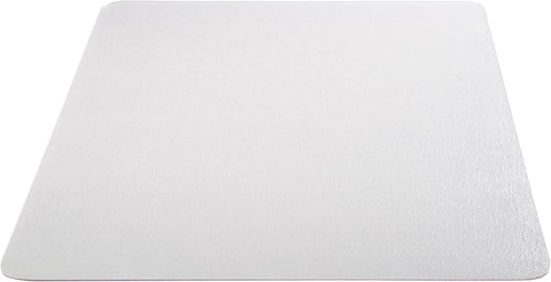 Deflecto EconoMat Clear Chair Mat, Hard Floor Use, Rectangle, Straight Edge, 46