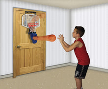 Load image into Gallery viewer, Franklin Sports Over The Door Mini Basketball Hoop With Rebounder and Automatic Ball Return
