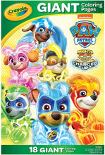 Load image into Gallery viewer, Crayola Nickelodeon&#39;s Paw Patrol Giant Pages, 19.5&quot; x 12.8&quot; x 0.2&quot;