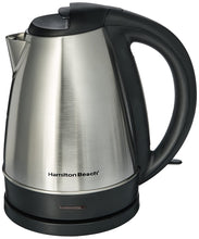 Load image into Gallery viewer, Hamilton Beach 40989 Stainless Steel Electric Cordless Kettle 7.2 Cup (1.7 Liters)