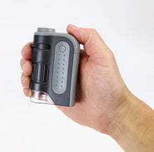 Load image into Gallery viewer, Carson MicroBrite Plus 60x-120x LED Lighted Zoom Pocket Microscope with Aspheric Lens System