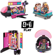 Load image into Gallery viewer, LOL Surprise OMG Remix 4-in-1 Plane Playset with Music Recording Studio, Mixing Booth and 50 Surprises