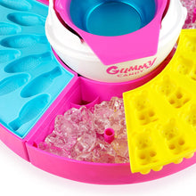 Load image into Gallery viewer, Nostalgia Electric Giant Gummy Bear, Fish and Worm Maker Try with your own CBD Oil, Pink