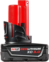 Load image into Gallery viewer, Milwaukee 48-11-2412 Twin Pack of 3.0 Amp Hour Extended Capacity 12V Lithium Ion Batteries