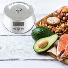 Load image into Gallery viewer, Classic Cuisine Kitchen Scale-Digital Electronic Food Weighing Appliance 11LB. or 5000g Capacity-Measure Cooked Portions, Meat, Baking Ingredients