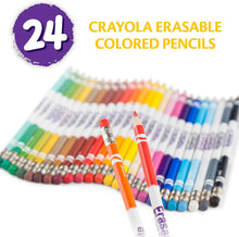 Load image into Gallery viewer, Crayola Erasable Colored Pencils