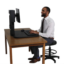 Load image into Gallery viewer, Victor DC300 High Rise Collection Sit-Stand Desk Converter 28 x 23 x 15 1/2 Black