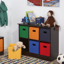 Load image into Gallery viewer, RiverRidge Kids 6 Bin Storage Cabinet, Espresso