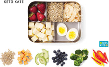 Load image into Gallery viewer, Bits Kits Stainless Steel Bento Box Lunch and Snack Container for Kids and Adults, 5 Sections