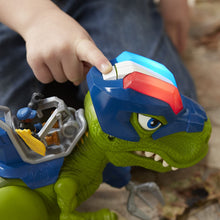 Load image into Gallery viewer, Playskool Heroes Chomp Squad Troopersaurus and Bobby Badge