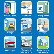 Load image into Gallery viewer, DampRid Lavender Vanilla Hanging Moisture Absorber, 3 Pack, for Fresher, Cleaner Air in Closets