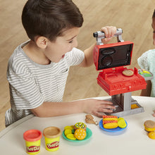 Load image into Gallery viewer, Play-Doh Kitchen Creations Grill 'n Stamp Playset for Kids 3 Years and Up with 6 Non-Toxic Modeling Compound Colors and 7 Barbecue Toy Accessories