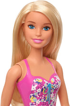 Load image into Gallery viewer, Barbie Doll, Blonde, Wearing Swimsuit, for Kids 3 to 7 Years Old, Model:GHW37
