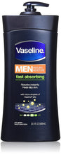 Load image into Gallery viewer, Vaseline Men Body and Face Lotion , 20.3 Ounce Bottle(Pack of 2)
