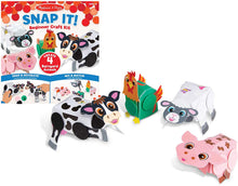 Load image into Gallery viewer, Melissa &amp; Doug Snap It! Barnyard Farm Animals Beginner Craft Kit