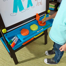 Load image into Gallery viewer, KidKraft 62043.0 Storage Easel - Espresso Novelty, 25.2 x 23.2 x 47.6