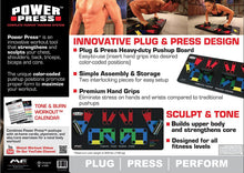 Load image into Gallery viewer, Power Press Push Up - Complete Push Up Training System