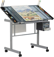 Load image into Gallery viewer, Studio Designs 10053  Vision Craft Station in Silver / Blue Glass