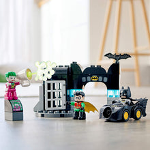 Load image into Gallery viewer, LEGO DUPLO Batman Batcave 10919 Action Figure Toy for Toddlers; with Batman, Robin, The Joker and The Batmobile; Great Gift for Super Hero Kids Who Love Imaginative Play, New 2020 (33 Pieces)