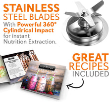 Load image into Gallery viewer, Digital Electric Kitchen Countertop Blender - Professional 1.7 Liter Capacity Home Food Processor Compact Blender for Shakes and Smoothies w/ Pulse Blend, Timer, Adjustable Speed - NutriChef NCBL1700