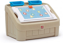 Load image into Gallery viewer, Step2 2-in-1 Toy Box &amp; Art Lid | Plastic Toy &amp; Art Storage Container
